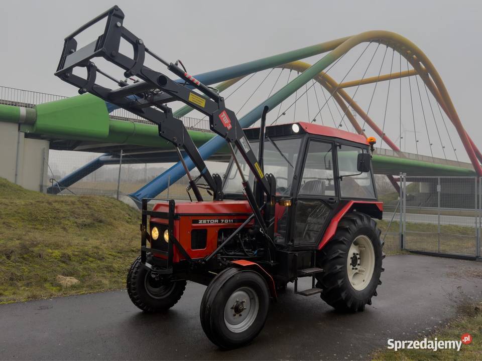 Zetor 7011 z turem czytaj opis WOM 540/1000 obr. Kościelec