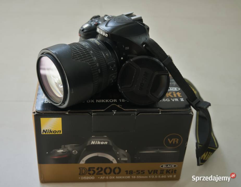 Nikon D5200 18105mm VR wielkopolskie Luboń sprzedam