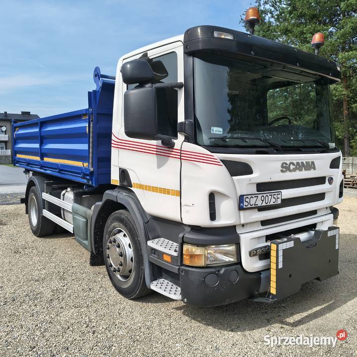 Scania P230 wywrotka resor blokada mostu Częstochowa