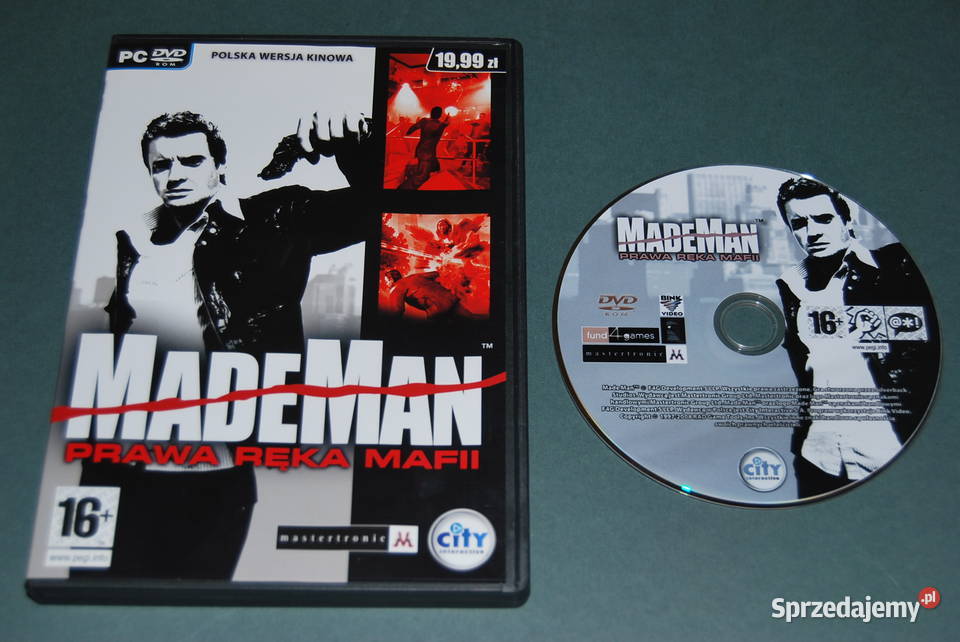 MadeMan Prawa Ręka Mafii Gra na PC Retro 2008r mazowieckie