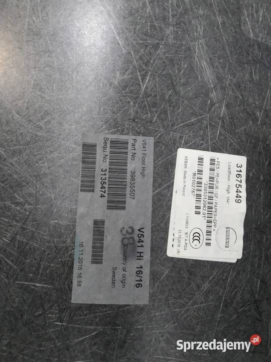 PODŁOGA BAGAŻNIKA WYKŁADZINA DYWAN 31675449 Wyposażenie wnętrza sprzedam