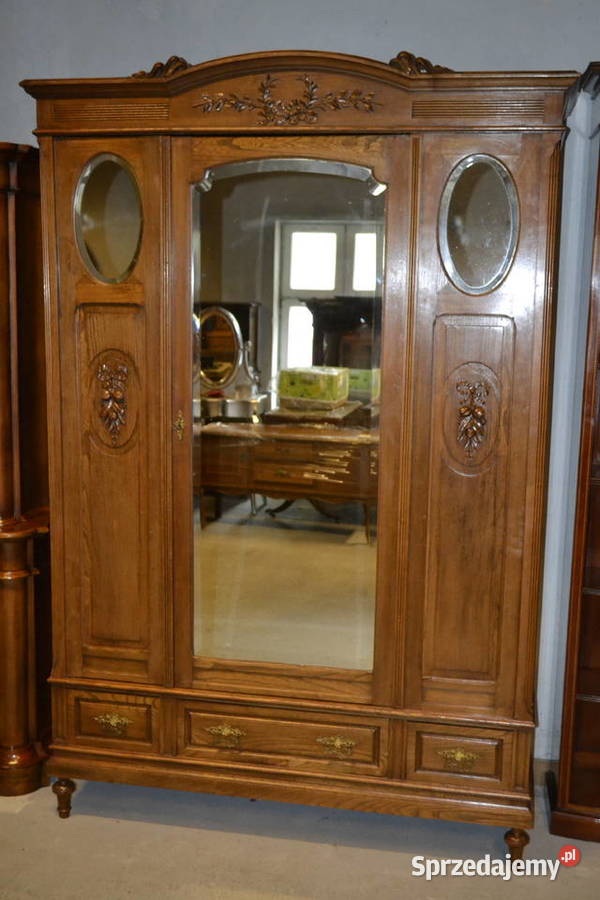 szafa secesyjna 1920 cedr Będzin