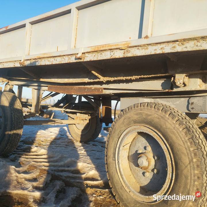 Przyczepa rolnicza wywrotka d47 3strony nieuszkodzony Popowice