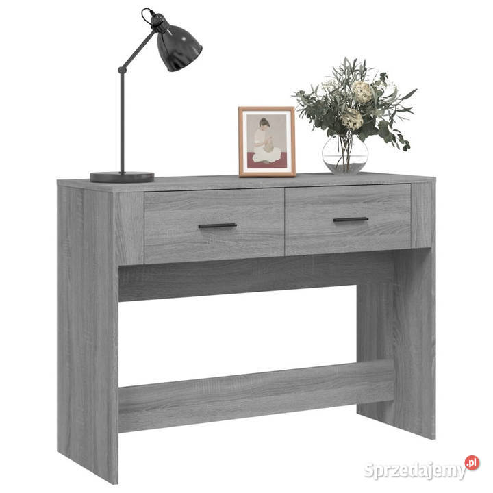 Stolik konsolowy szary dąb sonoma 100x39x75 mazowieckie