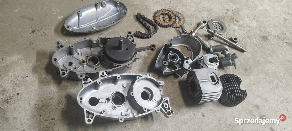 Silnik jawa 50 ogar 200 pozostałości Biała Podlaska