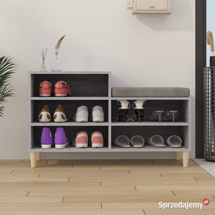 Szafka na buty szary dąb sonoma 102x36x60 Warszawa