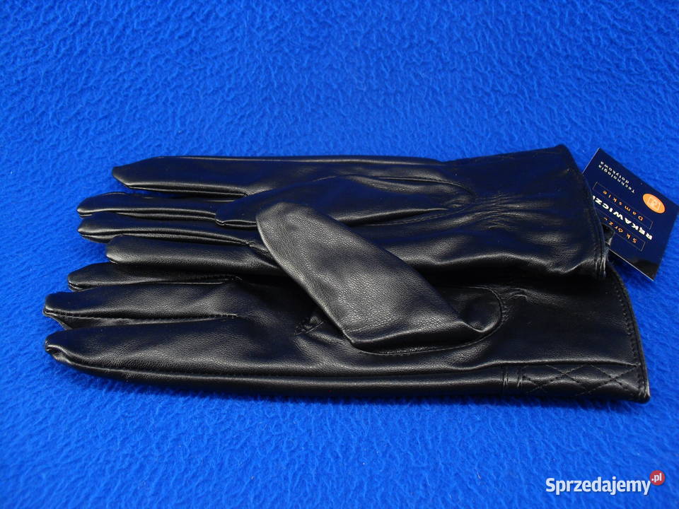 Rękawiczki skórzane damskie