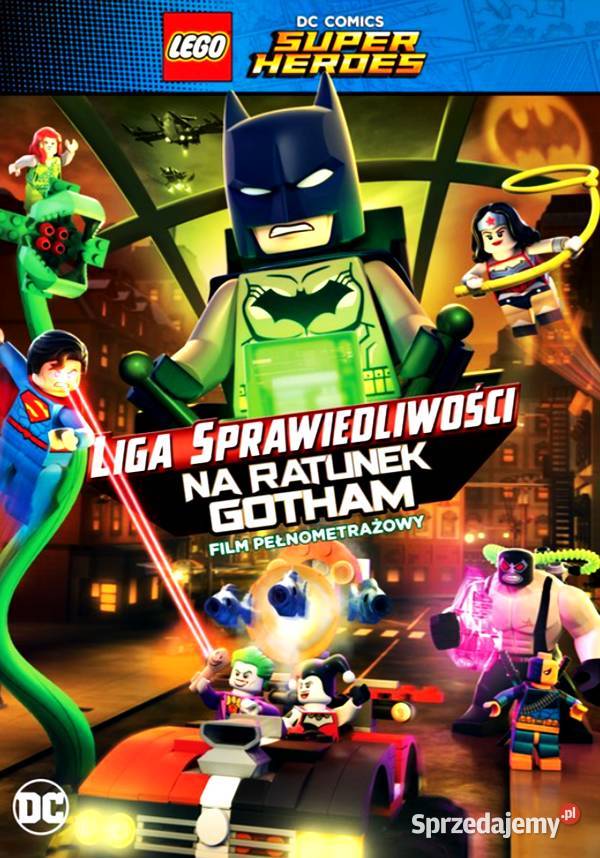 LEGO LIGA SPRAWIEDLIWOŚCI NA RATUNEK GOTHAM Filmy Kalisz sprzedam