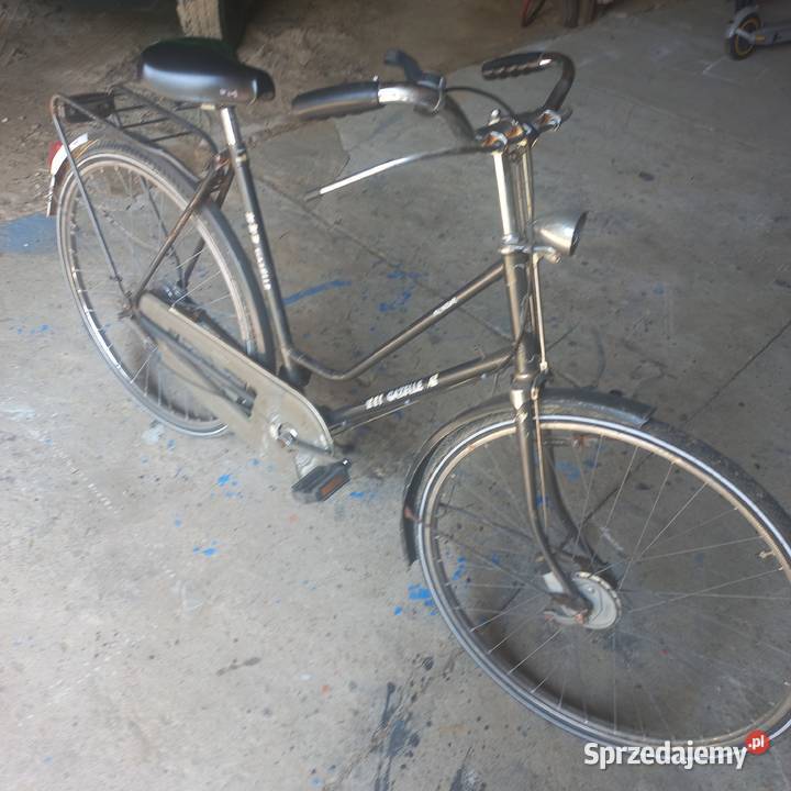 Rower zabytkowy Gazella Primeur kola 28 Charsznica