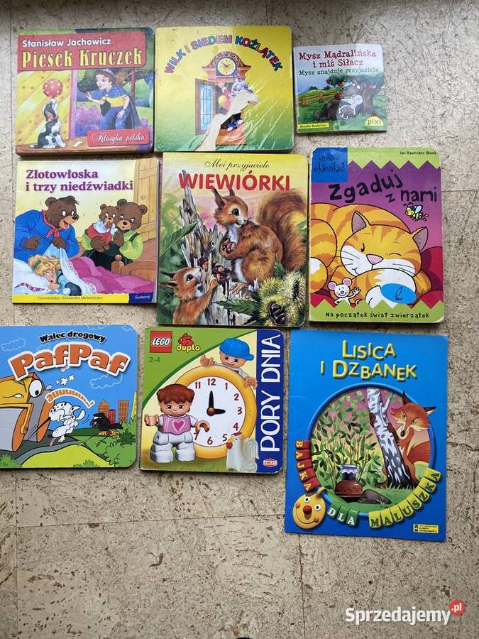 Sprzedam książeczki najmłodszych klasyki Kostrzyn sprzedam