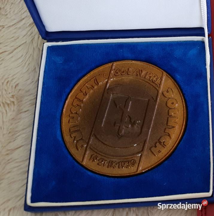 Medal prl Dwustronny medal 35 lat zwycięstwa Rzeszów sprzedam