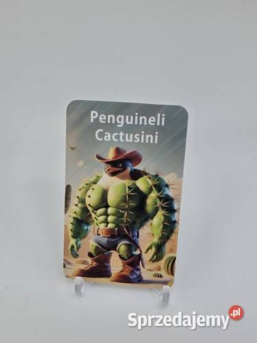 Karta kolekcjaonerska Penguineli Cactusini mazowieckie Warszawa