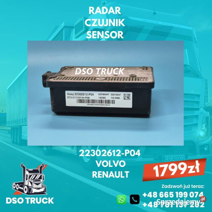 Radar Czujnik Sensor 22302612P04 RENAULT GAMAT Zawichost