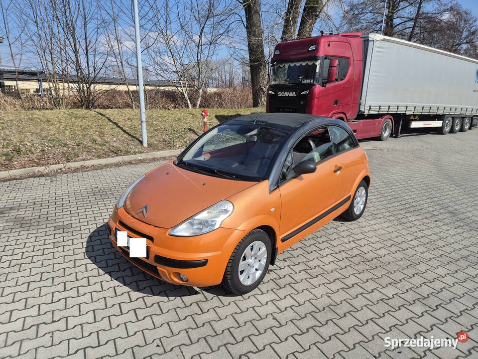 Citroen C3 Plurier Cabrio AUTOMAT 16 benz 109 Bujaków sprzedam