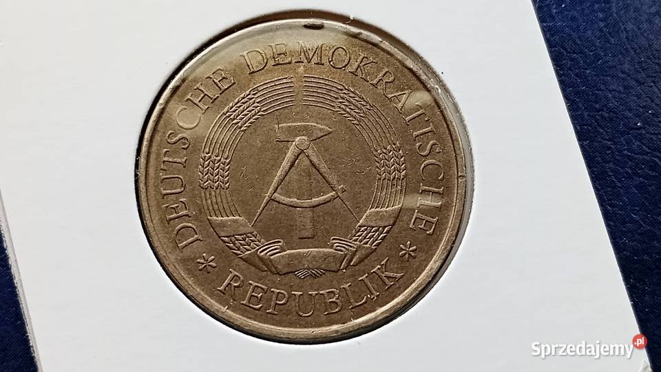 Stare monety 5 marek 1969 nikiel Niemcy podkarpackie Lesko