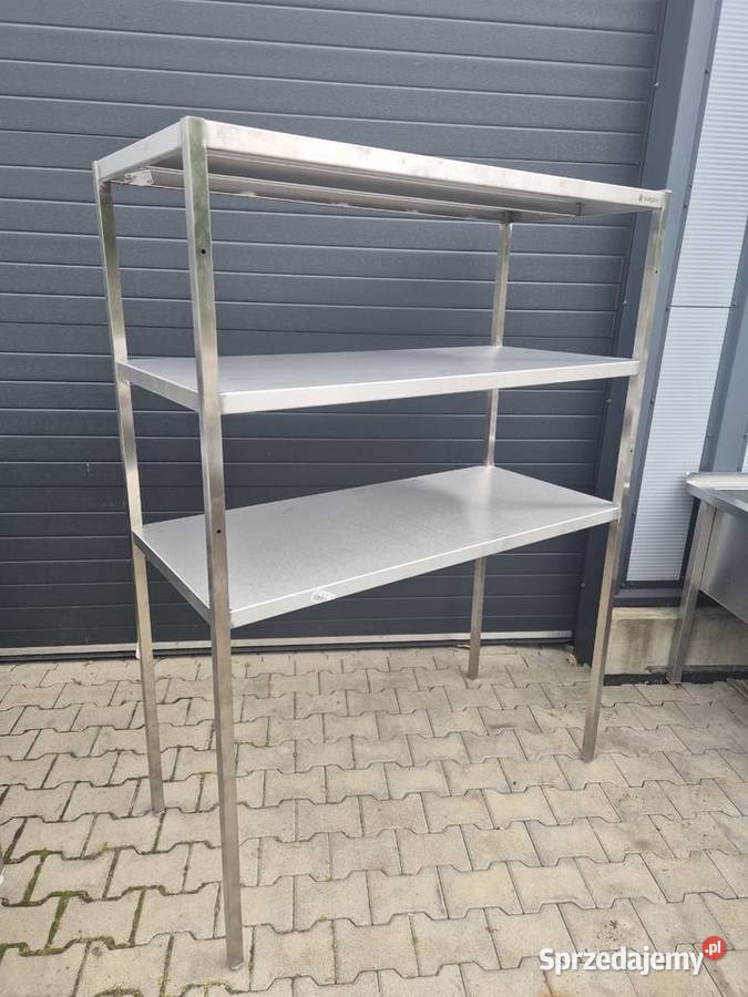 Solidny Regał Gastronomiczny Stal Nierdz 3 Półki Ostrów Wielkopolski
