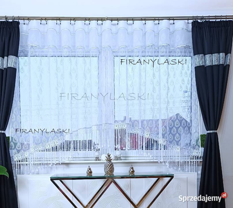 Firana 400x175 Firany do pokoju salonu gipiura Radom