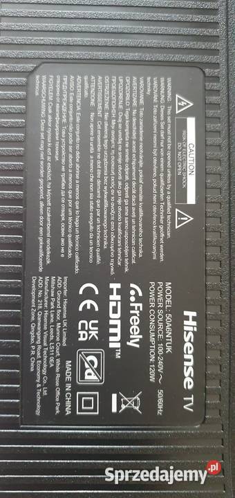 Telewizor Hisense 50 4K Łódź