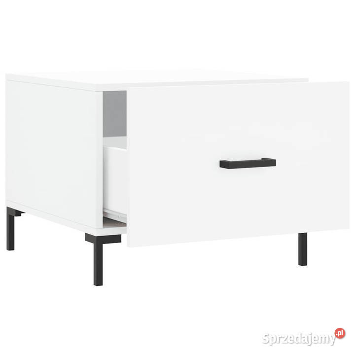 Stoliki kawowe 2 białe 50x50x40 WM829397 Warszawa