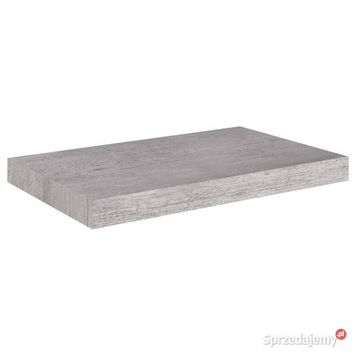 Półka ścienna szarość betonu 50x23x38 MDF Meble Warszawa