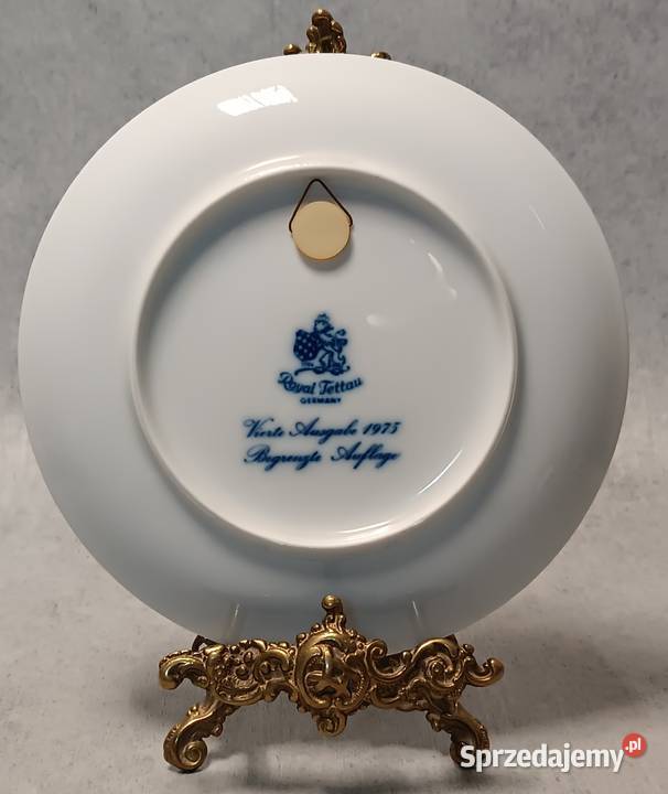 Royal TETTAU Talerz Kolekcjonerski Julen 1975 Dobrzany