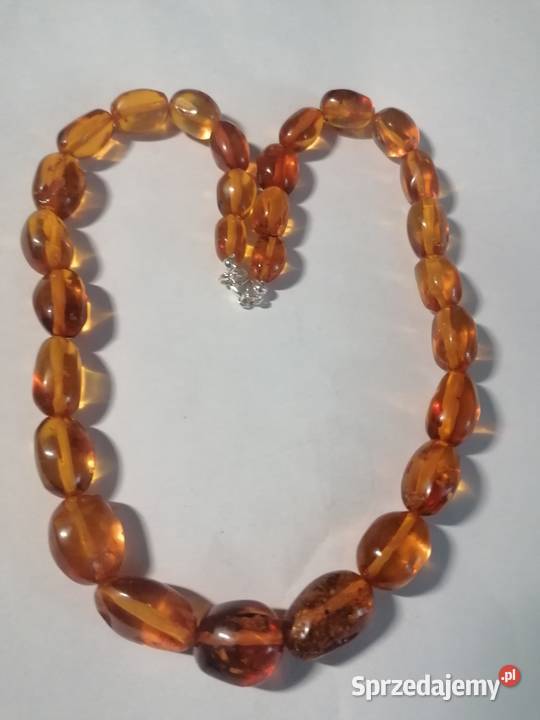 Naszyjnik bursztyn oliwki 54gram Białystok