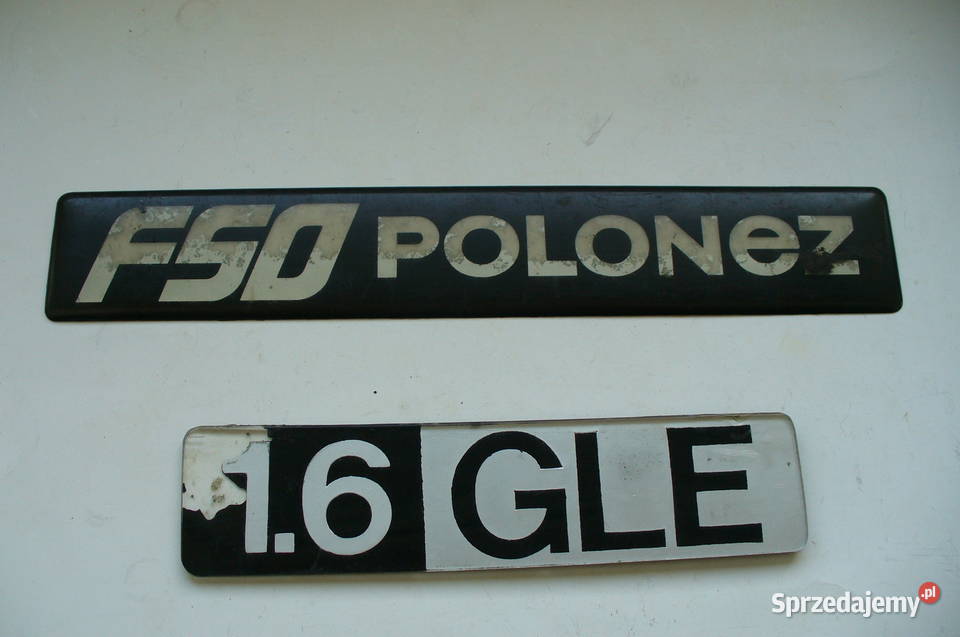 Znaczek emblemat FSO Polonez 16 GLE Lędziny sprzedam