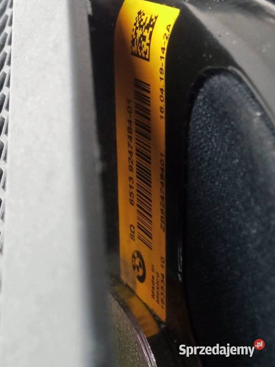 GŁOŚNIK 9247484 Bmw X6 II 20142019 F16 Sprzęt audio fabryczny Sprzęt audio fabryczny