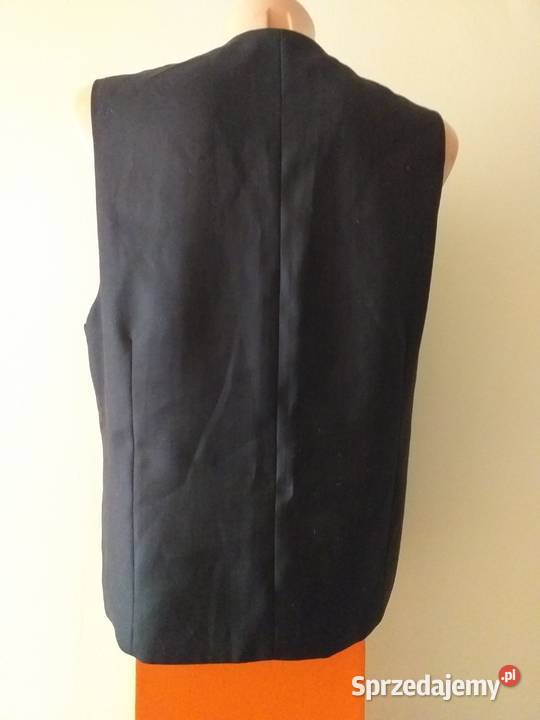 Kamizelka Czarna 5 Guzików 2 Kieszonki 176 NOWA Bydgoszcz