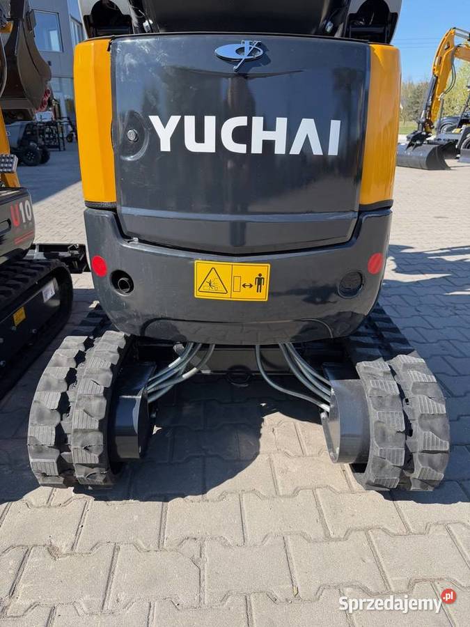 Minikoparka YUCHAI U10 silnik KUBOTA hydraulika Koparki Halinów