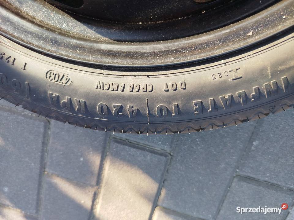 Dojazdówkakoło zapasowe Audi A3 8P R18 Pajęczno sprzedam