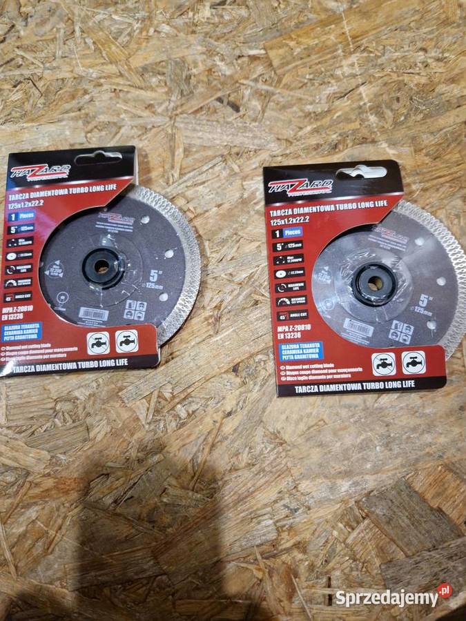 Tarcza DIAMENTOWA 125 do FAZOWANIA 45 stopni Głogowa sprzedam