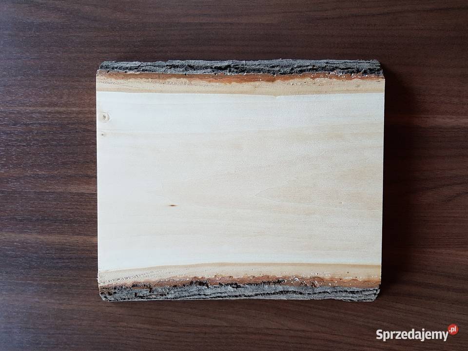 Deska lipowa z korą 25x125x25 rzeźba ikony Łódź