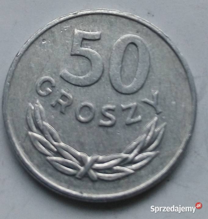 POLSKA50 GROSZY1985 rALzzmDZIWNA DATA Kolekcje Legionowo sprzedam