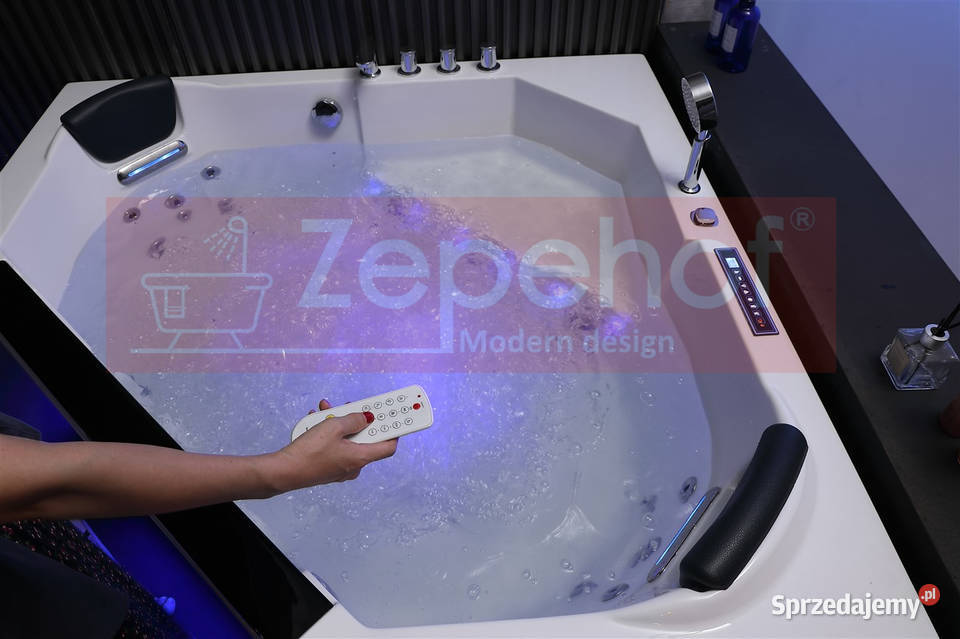 Wanna z hydromasażem BS708 150cmx150cmx65 MASAŻ Wanny Grabówka