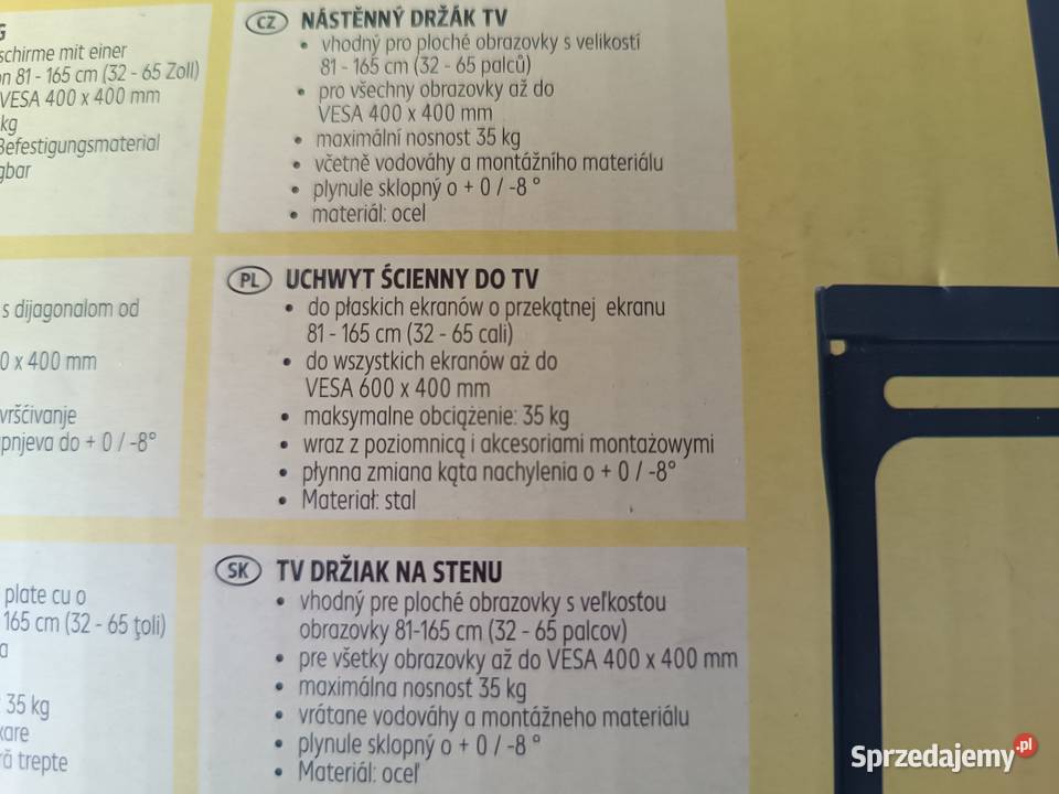 Uchwyt ścienny do TV opolskie