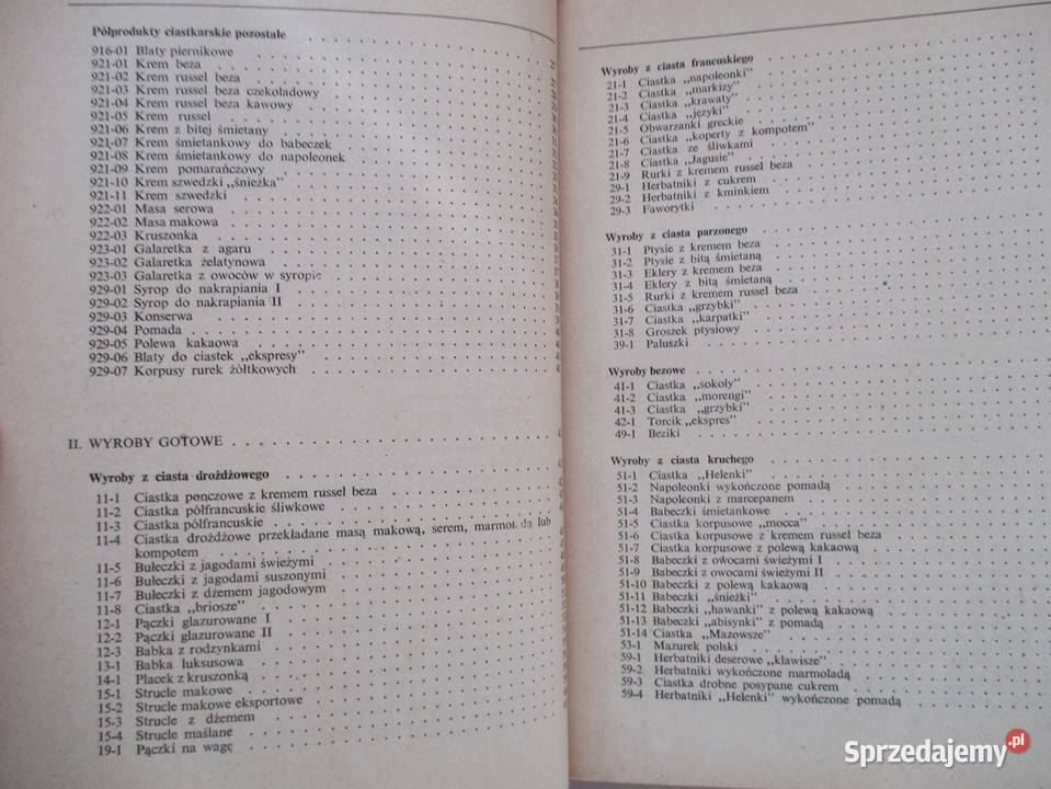 Receptury i przepisy ciastkarskiekulinaria Poradniki, albumy i reportaże