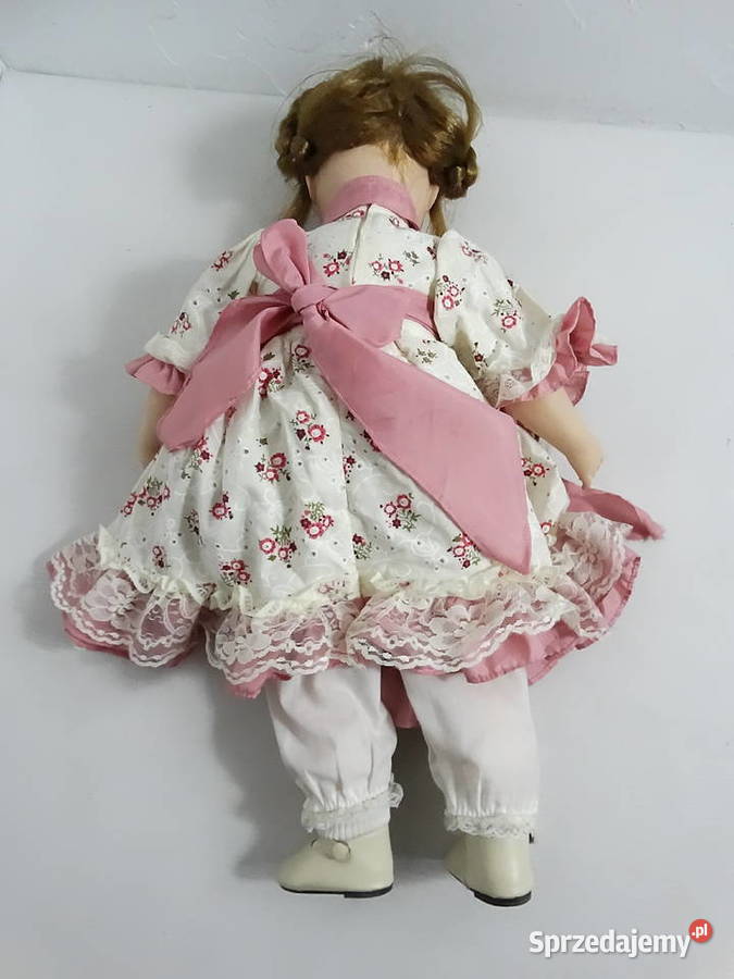 Piękna lalka porcelanowa retro 50 stylowa lubelskie