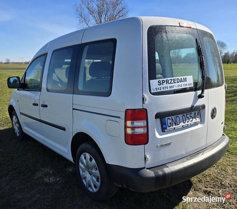 VW Caddy 5 Osobowy FV VAT Nowy Dwór Gdański