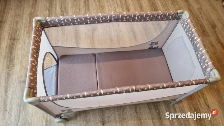 Babyono Łóżeczko turystyczne Basic Szare 2 Poznań sprzedam