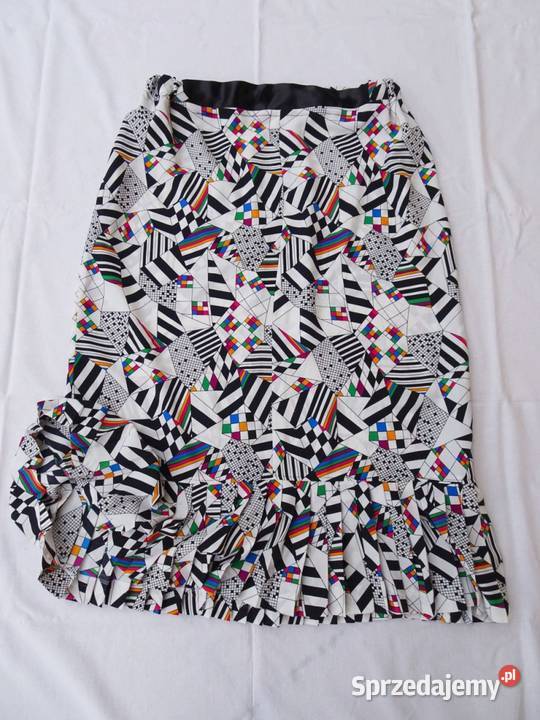 Letnia spódnica plisowana wzór geometryczny 42 Nowy Sącz