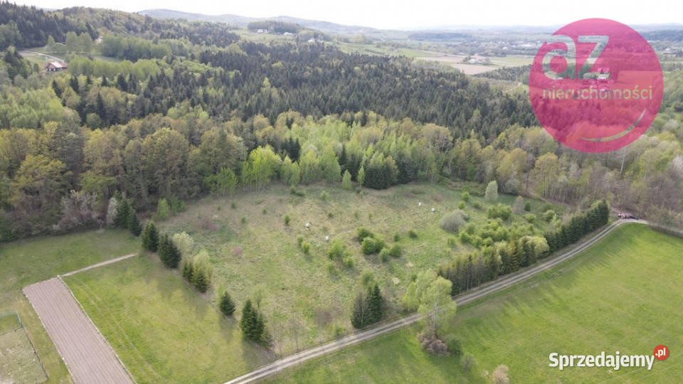 6 działek budowlanych w Stróżówce 24a utwardzona Stróżówka