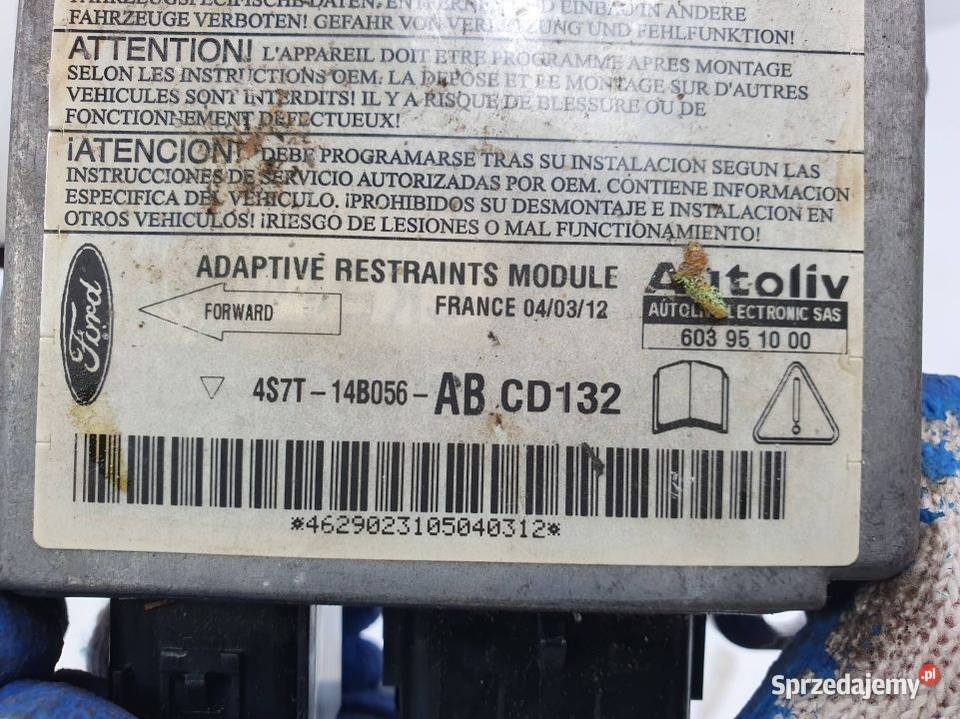 MODUŁ FORD MONDEO MK3 4S7T14B056AB kujawsko-pomorskie Lipno