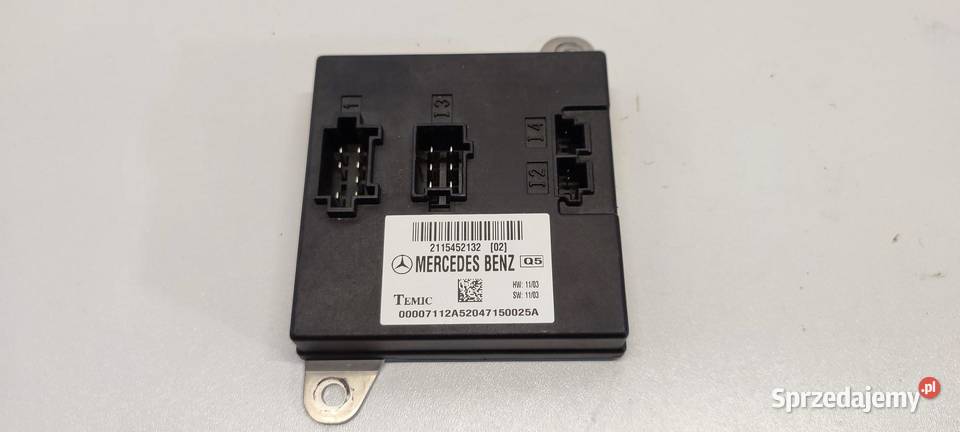 MERCEDES W211 MODUŁ KOMFORTU A2115452132