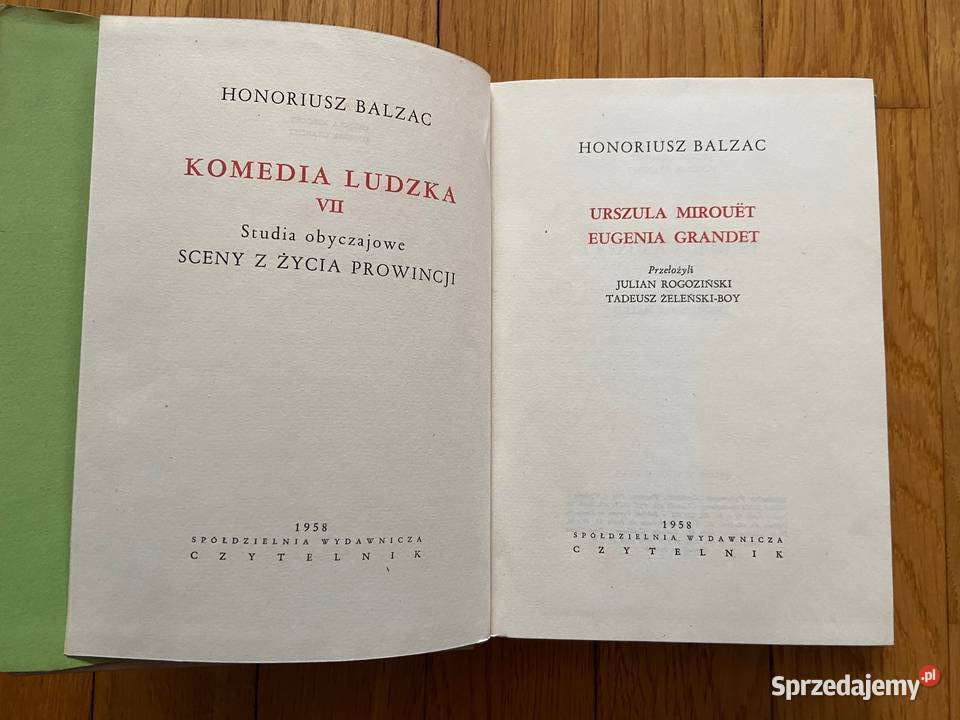 Balzac Ursula Mirouet Eugenia Grandet