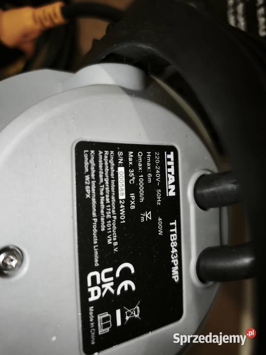 Titan TTB843PMP 400 W pompa głębinowa P508 Pompy i hydrofory Oświęcim