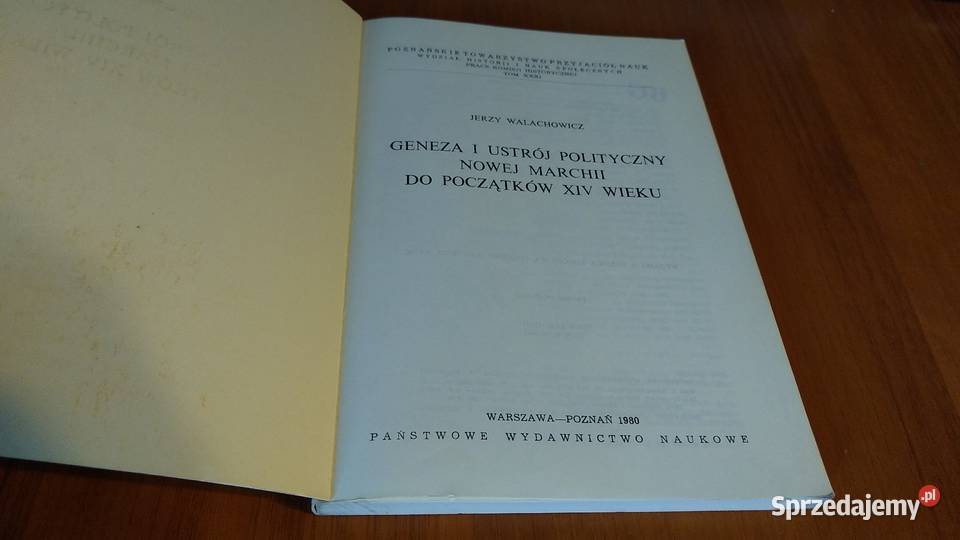 Geneza i ustrój polityczny Nowej Marchii do Gdańsk