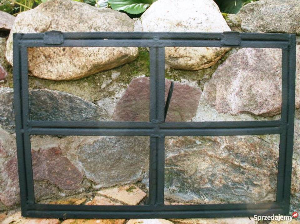 Stare okno rama okienna retro loft lustro Ełk