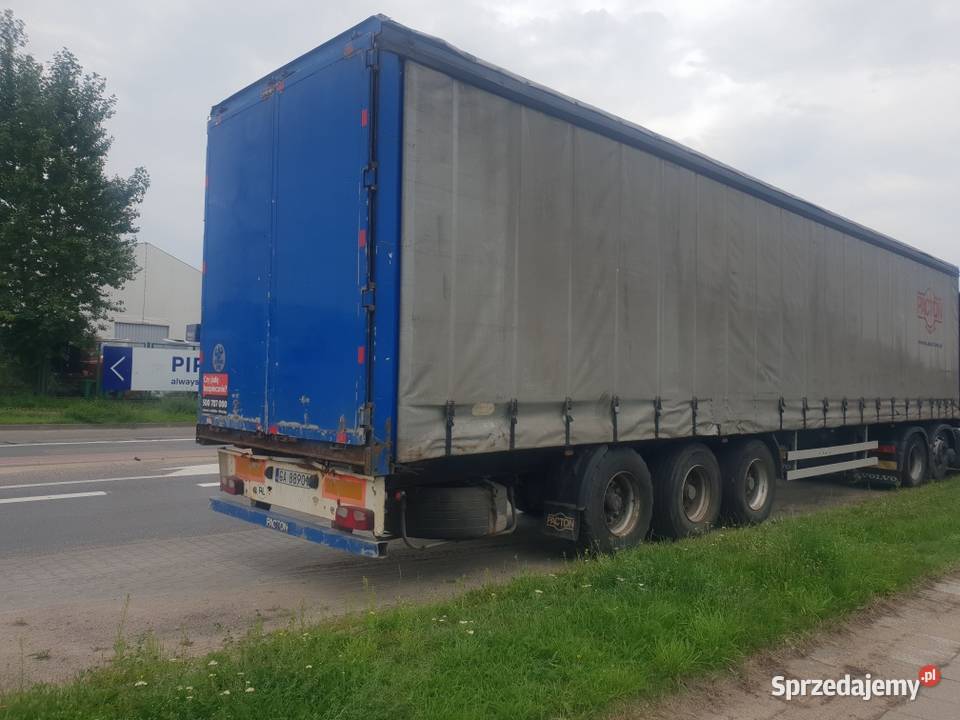 Naczepa Pacton STD Firanka szynodeska bębny sprzedam