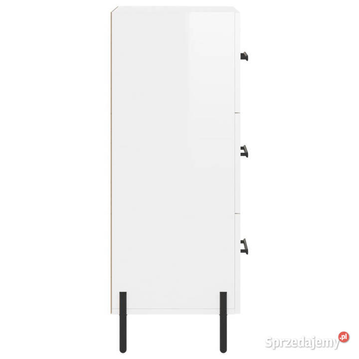 Szafka biała połysk 345x34x90 materiał Szafki